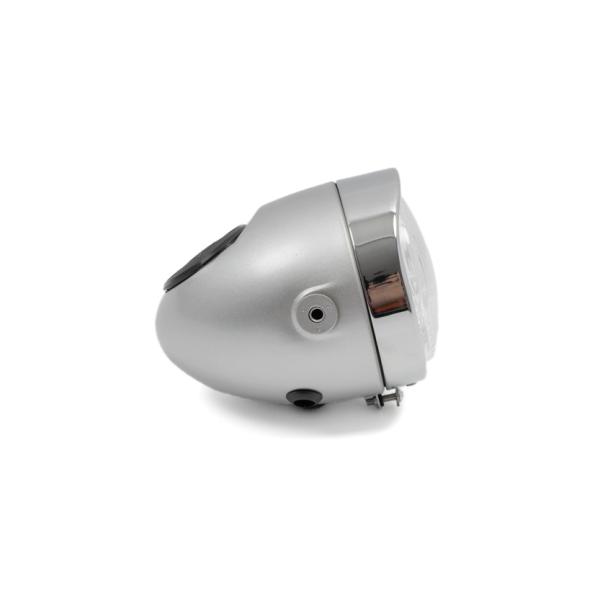 Eierlampe 102mm Grau / Chrom